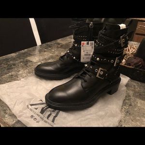 new Zara black boots